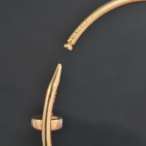 18k gold bangle - Nail cuff bangle - Pics part 2 - Picture 11 of 16